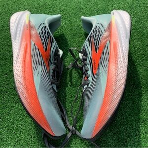 Brooks Hyperion Max Womens 10.5 Shoes Road Race Running Speed Trainer Blue Surf